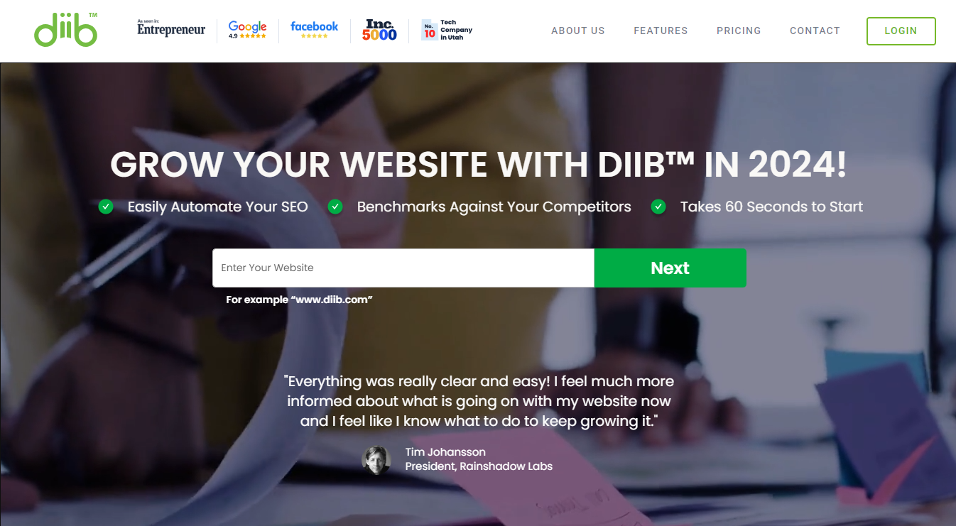 Diib Home Page