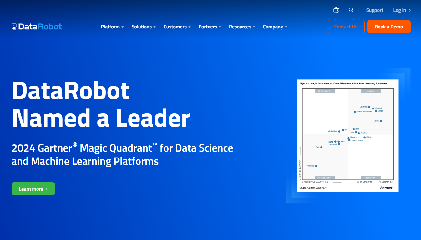 DataRobot Home Page