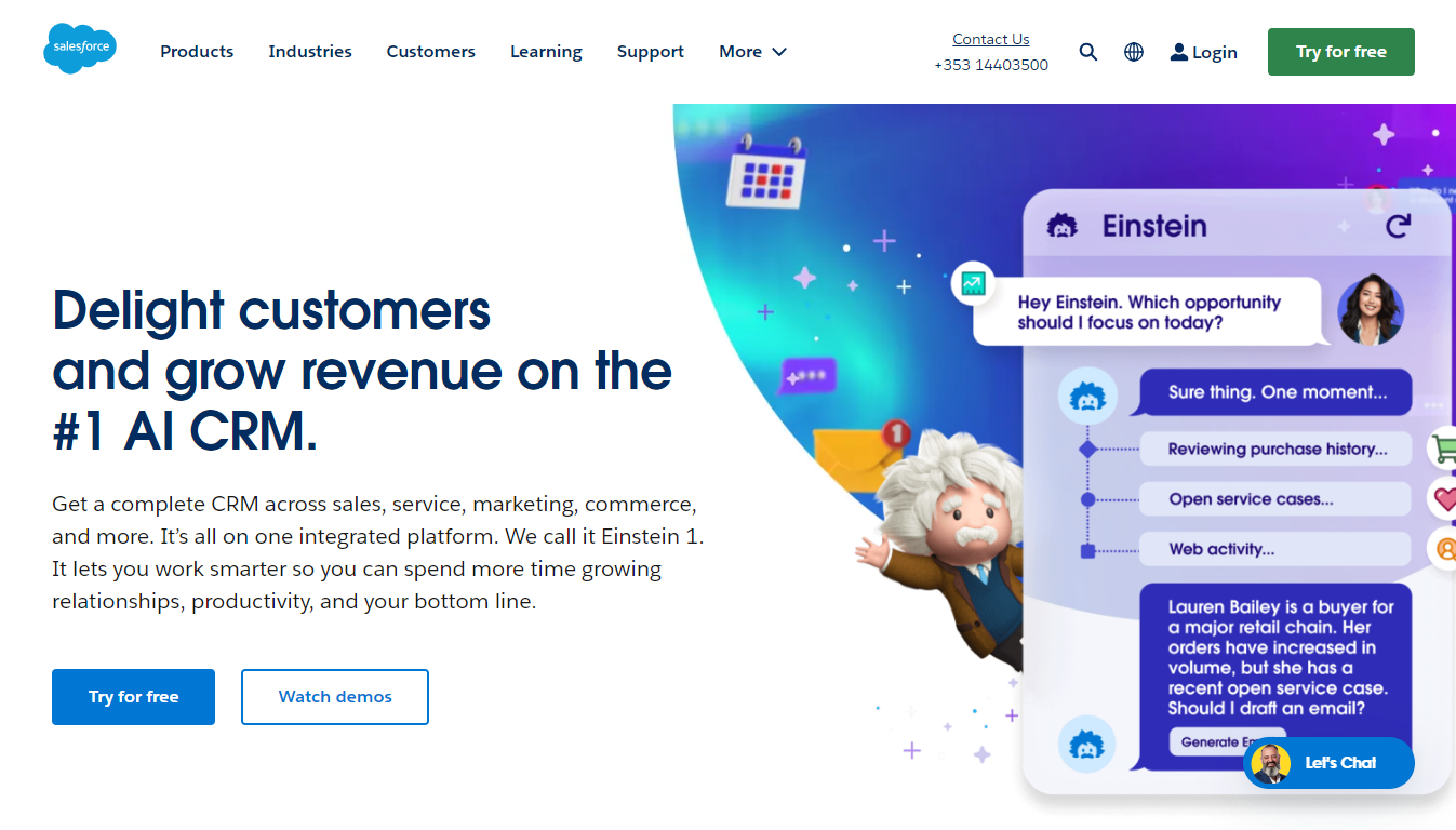 Salesforce Home Page