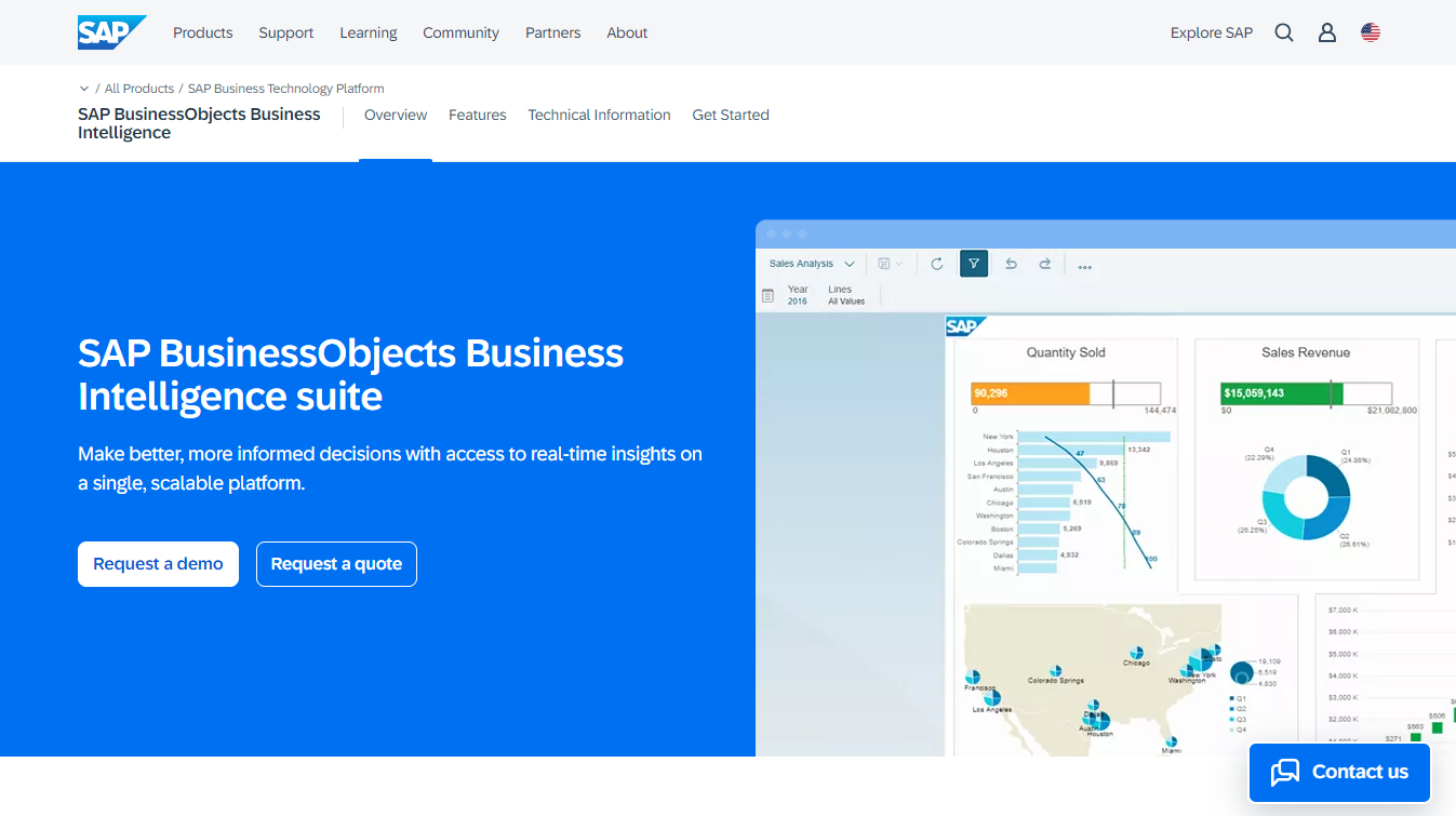 SAP BusinessObjects Home Page