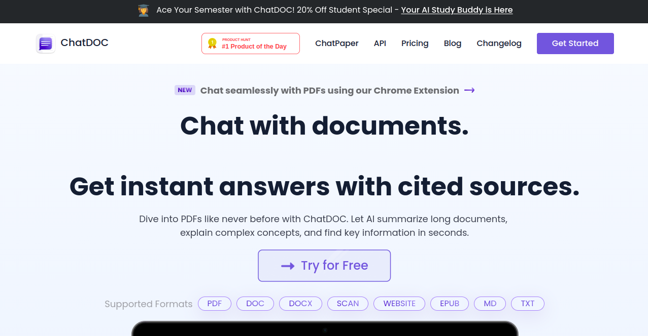 ChatDOC Home Page