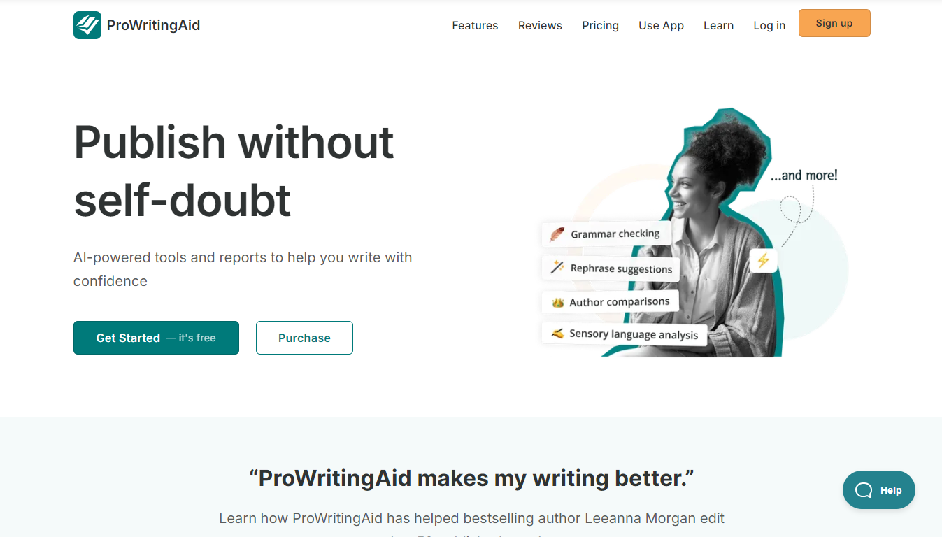 ProWritingAid Home Page