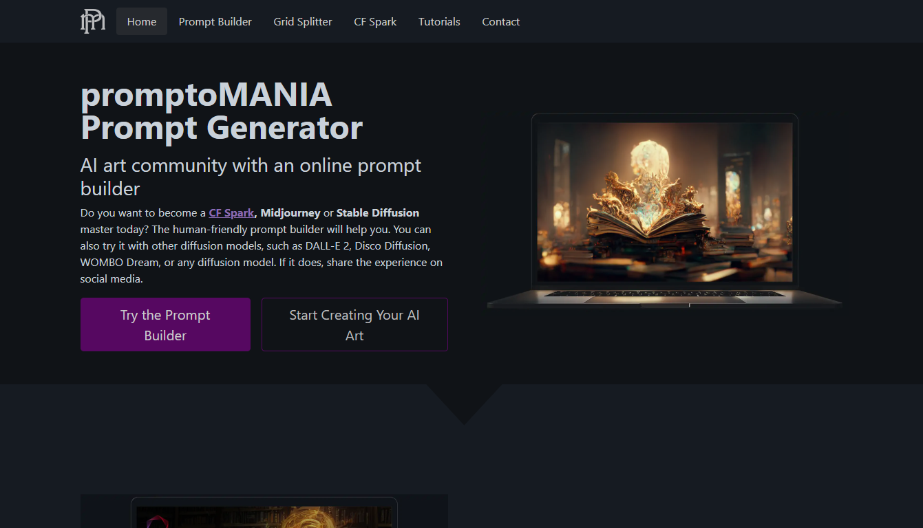 Promptomania Home Page