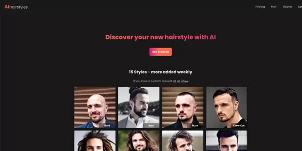 AI HairStyles Home Page