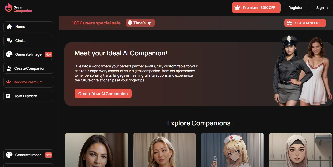 Dream Companion Home Page