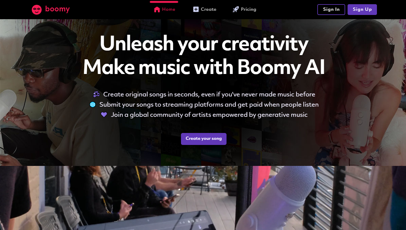 Boomy Home Page