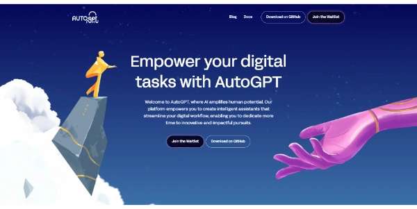 AutoGPT Home Page